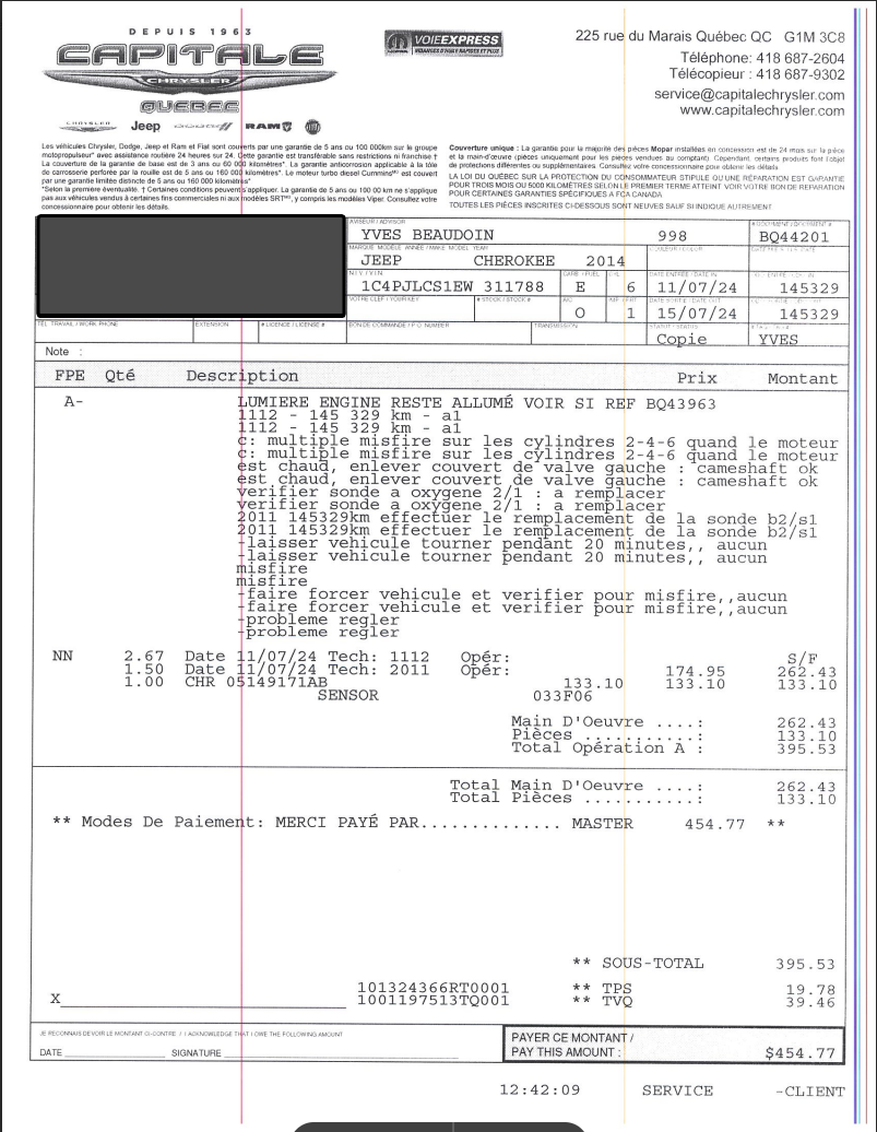 2024-07-11: Capteur d'oxygène