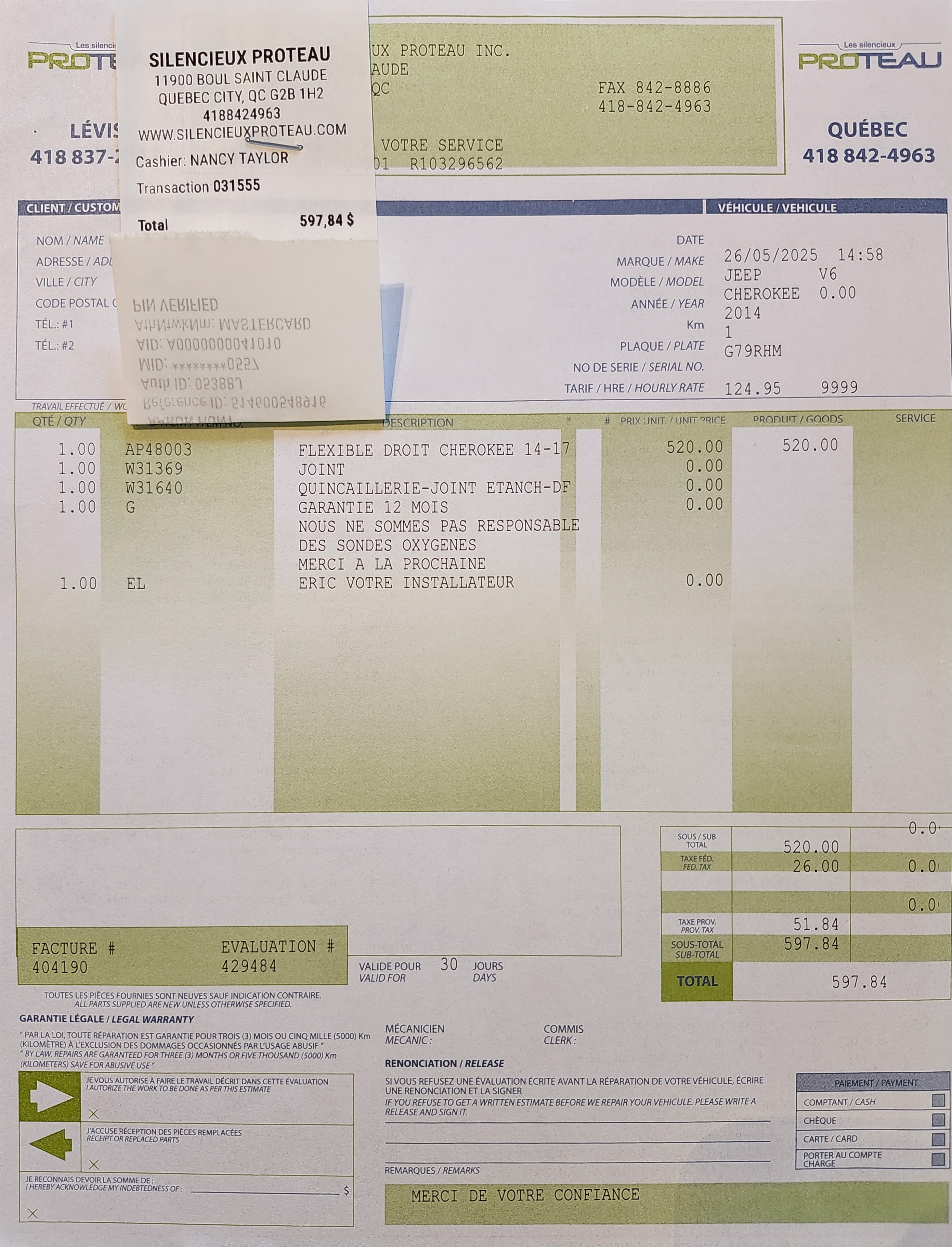 2025-05-26: Silencieux